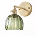 Elara Vintage Glass Tulip Sconce