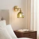 Elara Vintage Glass Tulip Sconce