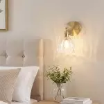 Elara Vintage Glass Tulip Sconce