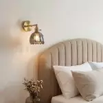 Elara Vintage Glass Tulip Sconce