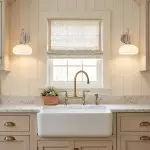 Ylvaen Bauhaus 1 Light Milk Glass Sconce