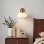 Ylvaen Bauhaus 1 Light Milk Glass Sconce