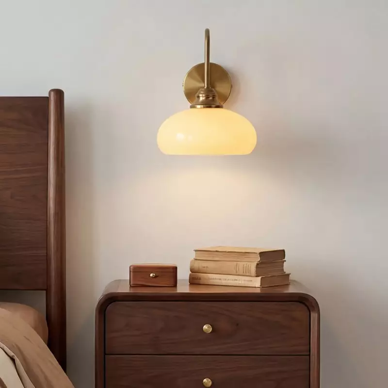 Ylvaen Bauhaus 1 Light Milk Glass Sconce