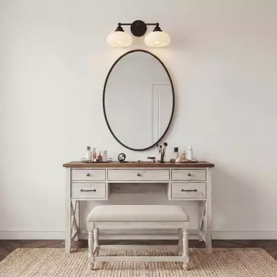 Alberta Bauhaus Milk White Glass Wall Sconce