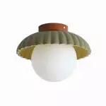 Brynley Cream Style Metal Flower Ceiling Light