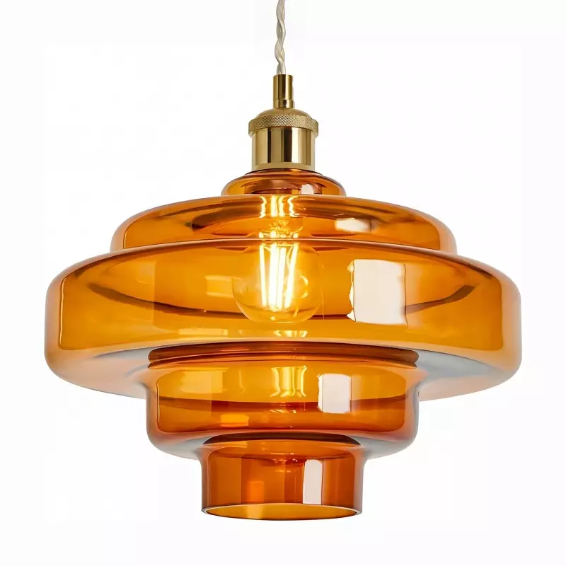 Yves Vintage Tiered Glass Pendant Light