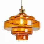 Yves Vintage Tiered Glass Pendant Light