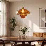 Yves Vintage Tiered Glass Pendant Light