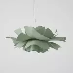 Aevia Vintage Transparent Striped Glass Pendant Light