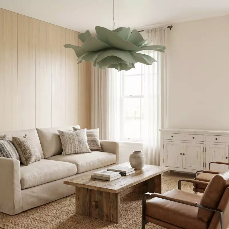 Lyronis White Flower Acrylic Pendant Light