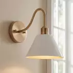 Ferm Minimalist Industrial Tapered Sconce