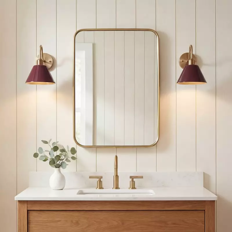 Ferm Minimalist Industrial Tapered Sconce