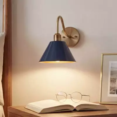 Ferm Minimalist Industrial Tapered Sconce
