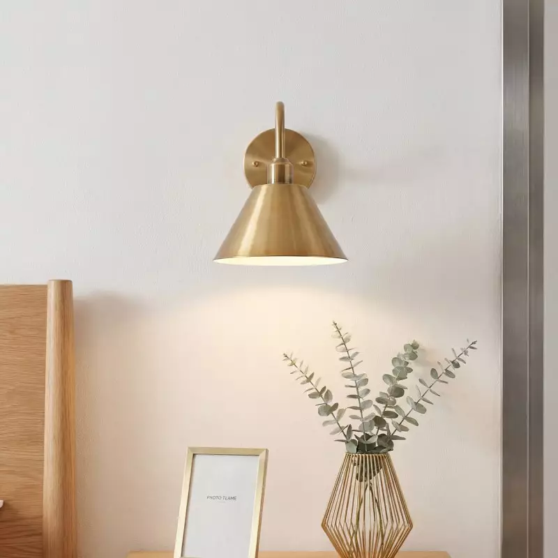Ferm Minimalist Industrial Tapered Sconce