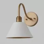 Ferm Minimalist Industrial Tapered Sconce