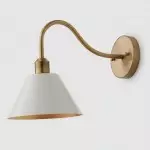 Ferm Minimalist Industrial Tapered Sconce