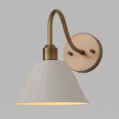 Ferm Minimalist Industrial Tapered Sconce
