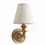 Ashby Vintage Linen Shade Wall Light