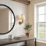 Ashby Vintage Linen Shade Wall Light