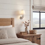 Ashby Vintage Linen Shade Wall Light