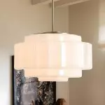 Javier Natural Linen Double Fabric Drum Pendant Light