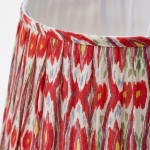 Cresenda Bohemian Fabric Ceramic Gourd Table Lamp