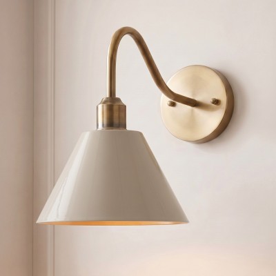 Ferm Minimalist Industrial Tapered Sconce