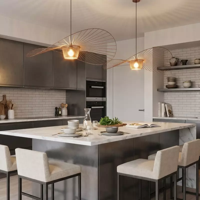 Dmitri Modern Large Vertigo Pendant Light