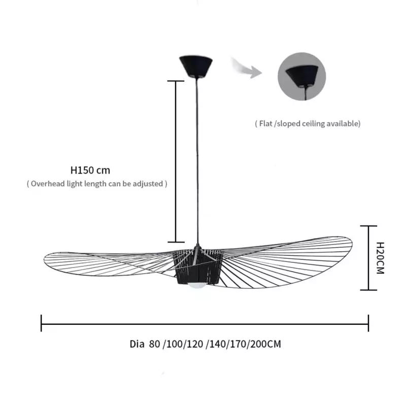 Dmitri Modern Large Vertigo Pendant Light