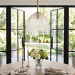 Danica Mid-Century  Glass Leaf Round Pendant Light