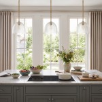 Danica Mid-Century  Glass Leaf Round Pendant Light