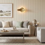 Horace Art Deco Golden Resin Moth Wall Sconce