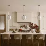 Cyrilith Vintage Milk Glass Oiled Brass Eloise Pendant light