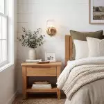 Ivanov Vintage Antique Brass Glass Wall Light