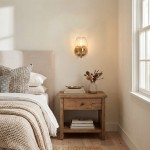 Ivanov Vintage Antique Brass Glass Wall Light