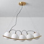 Curved Pea Pendant Lamp