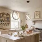 Conlan Japanese Travertine Circular Pendant Light