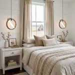 Conlan Japanese Travertine Circular Pendant Light