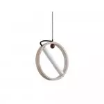 Conlan Japanese Travertine Circular Pendant Light