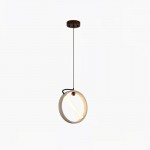 Conlan Minimalist Travertine Circular Pendant Light