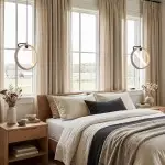 Conlan Japanese Travertine Circular Pendant Light