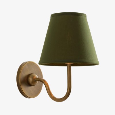 Cyrus Vintage Color Fabric Wall Sconce