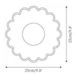 Ailish Modern Travertine Flower-Shaped Wall Lamp