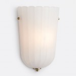 Huxley Rustic Antique Brass Botanical Forged Iron Sconce