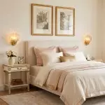 Neha Retro Shell-Shaped Glass Wall Light