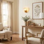 Neha Retro Shell-Shaped Glass Wall Light