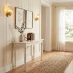 Neha Retro Shell-Shaped Glass Wall Light