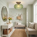 Ixionis Retro Carved Glass Semi Flush Ceiling Light