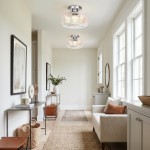 Adara Retro American Exquisite Glass Semi Flush Mount Ceiling Light