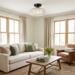 Cassandra American Country Patterned Glass Ceiling Light